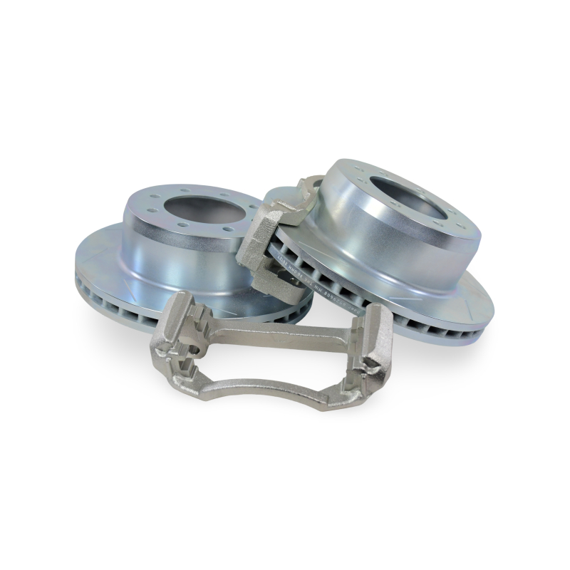 Ford F-250 Performance Rotors (2) - Rear - Baer Brakes - Big Claw HD Slotted/Drilled - Zinc-Plated - `23-`26
